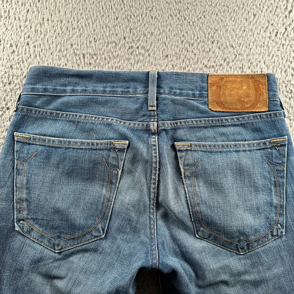 True Religion‎ Jeans Mens 31 Bobby Straight Leg Light Blue Wash Made In USA